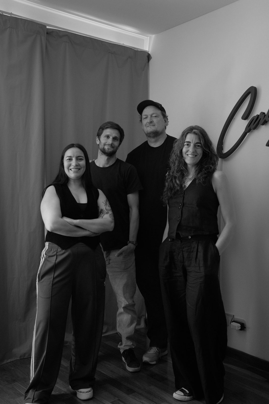 Lulú Cuevas, Máximo de Ambrosi, Pablo Lezama y Ana Sánchez